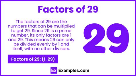 what are all the factors of 29